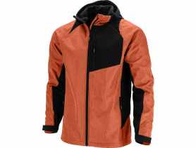 Kurtka Softshell z kapturem ceglasto-czarna, "L", CE, LAHTI PRO