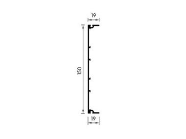 Zdjęcie: Profil aluminiowy Axonis 150x3000 mm biały KCS