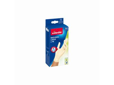Zdjęcie: Rękawice lateksowe Vileda Natural Latex M/L 10 sztuk VILEDA