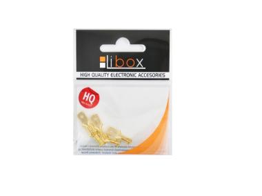 Zdjęcie: Konektor 6,3 mm złoty męski duży LB0043 5 szt. LIBOX