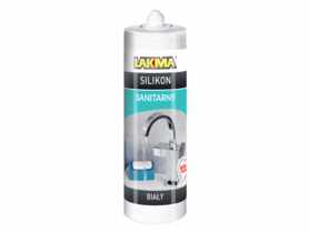Silikon sanitarny 150 ml biały LAKMA