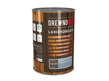 Zdjęcie: Lakierobejca Drewnomix 900 ml Szarość INCHEM POLONIA