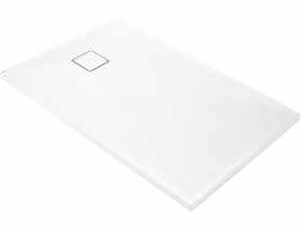 Brodzik granitowy prostokątny 140x90 cm Correo alabaster DEANTE