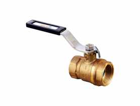 Zawór na zawieszce kulowy antykamienny z rączką z okienkiem ww 11/4" CALIDO