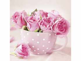 Serwetki Roses in a cup DAJAR