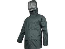 Kurtka przeciwdeszczowa PU, zielona, L, CE, LAHTI PRO