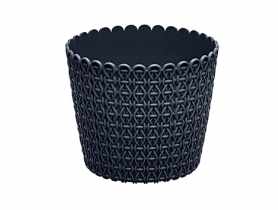 Doniczka Nitly antracytowy 26 cm PROSPERPLAST