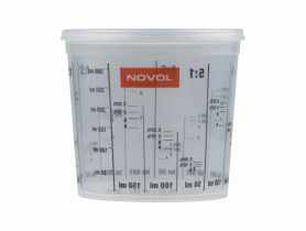 Kubek z miarką Ultra 385 ml Novol METRO