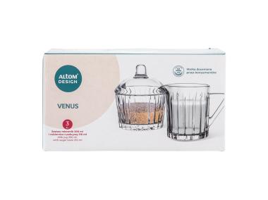 Zdjęcie: Zestaw Venus cukiernica 210 ml + mlecznik 200 ml ALTOM DESIGN