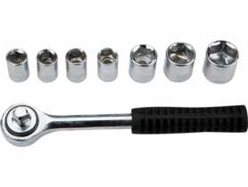 Klucze nasadowe 3/8", zestaw 8 sztuk TOP TOOLS