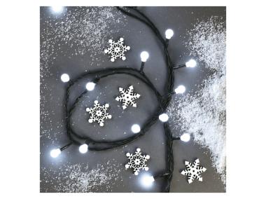 Zdjęcie: Lampki choinkowe 50 LED kulki 2,5 m IP20 CW EMOS