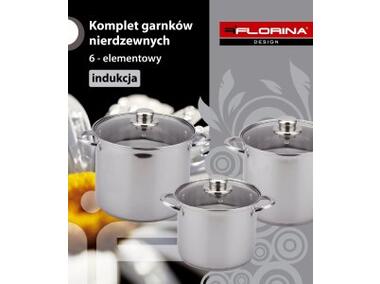 Zdjęcie: Garnek 8 L - 24 cm wysoki FLORINA