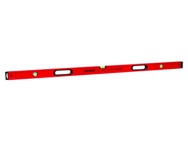 Zdjęcie: Poziomnica PRO900 Heavy Duty malowana czerwona z uchwytami 150cm PRO