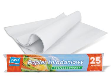Zdjęcie: Papier śniadaniowy 25 arkuszy RAVI