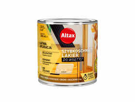 Lakier szybkoschnący do wnętrz 250 ml bezbarwny połysk ALTAX