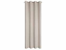 Zasłona matowa Adari 140x250 cm cappucino na przelotkach EUROFIRANY