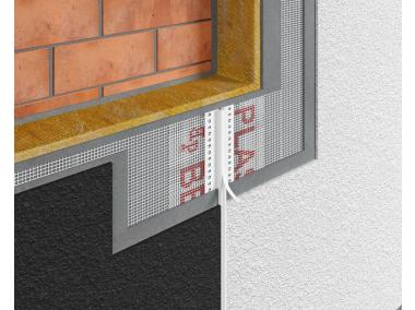Zdjęcie: Listwa PVC dylatacyjna BP1podtynkowa z siatką i elementem stabilizującym BELLA PLAST