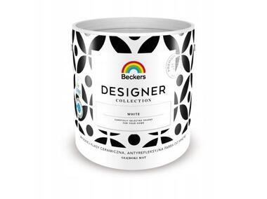 Zdjęcie: Farba ceramiczna do ścian i sufitów Beckers Designer Collection biała 2,5 L BECKERS