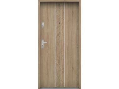 Zdjęcie: Drzwi wejściowe do mieszkań Bastion A-40 Sonoma 90 cm prawe OSP KR CENTER