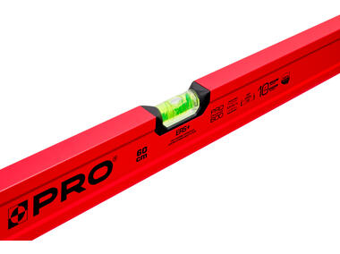 Zdjęcie: Poziomnica PRO600 malowana czerwona 60 cm PRO
