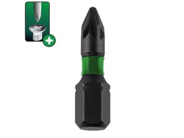 Zdjęcie: Końcówki wkrętakowe udarowe Pozidriv PZ2x25 mm 2 szt. blister DEDRA