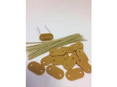 Zdjęcie: Zestaw mocujący do mat i osłon z trzciny Fixcane 1,9 x 3,3 cm, beżowy NORTENE