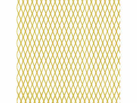 Siatka z blachy złota 250x500x1,6 mm ALBERTS