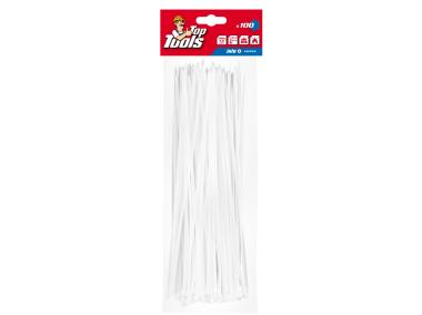Zdjęcie: Opaski zaciskowe 3.6 x 300 mm, 100 szt. TOP TOOLS