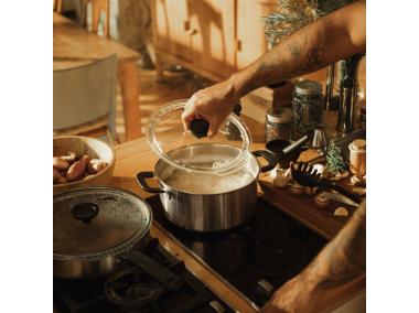 Zdjęcie: Garnek 5 L z pokrywką, stal nierdzewna FF FISKARS