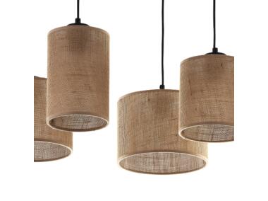 Zdjęcie: Lampa wisząca Juta 4 x E27 6585 TK LIGHTING
