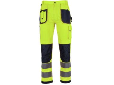 Zdjęcie: Spodnie robocze ostrzegawcze Basic Neon Line, rozmiar M, żółty STALCO