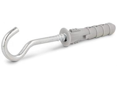 Zdjęcie: Kołek rozporowy FIX z kołnierzem 6x30 mm z hakiem sufitowym 6 szt. RAWLPLUG