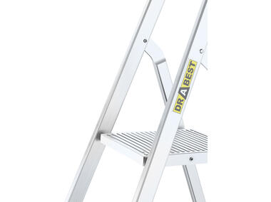 Zdjęcie: Drabina aluminiowa domowa 8 stopniowa 125 kg DRABEST