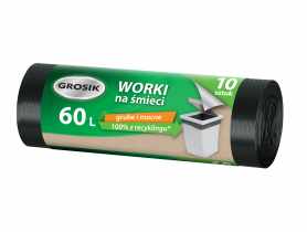 Worki na śmieci 60 L - 10 szt. GROSIK
