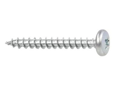 Zdjęcie: Wkręt hartowany z łbem walcowym i gniazdem PZ 30x30 mm WKRĘT-MET