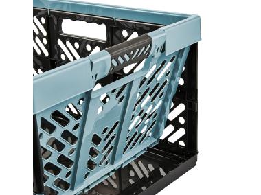 Zdjęcie: Kosz Ben składany z miękkimi uchwytami 45 L nordic blue KEEEPER