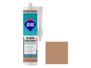 Zdjęcie: Silikon sanitarny elastyczny 020 beżowy 280 ml ATLAS