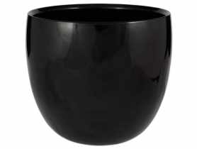 Osłonka doniczkowa 660 - 15 cm czarna CERMAX
