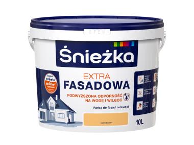 Zdjęcie: Farba Extra Fasadowa Karmelowy 10L N ŚNIEŻKA