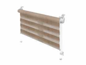 Roleta mini Zebra 728 mocca 68x150 cm GARDINIA