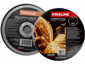 Tarcze do cięcia stali kwasoodpornej t41,125x1,2x22a60s, kpl. 10 szt. PROLINE