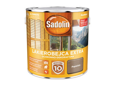 Zdjęcie: Lakierobejca Extra 2,5 L popielaty SADOLIN