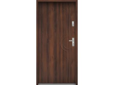 Zdjęcie: Drzwi wejściowe do mieszkań Bastion N-03 Orzech 80 cm lewe ODR KR CENTER