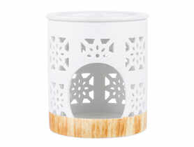 Kominek zapachowy porcelanowy dekorowany kwadraty ALTOMDESIGN