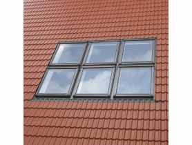 Kołnierz kombi EKW 0004EE profilowany element górny lewy, 78x140 cm VELUX