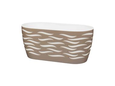 Zdjęcie: Skrzynka Sahara Duo 35 cm beżowo-biała VERDENIA
