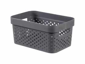 Pojemnik ażurowy 4,5 L Infinity szary CURVER