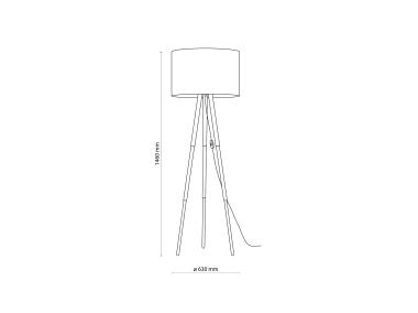 Zdjęcie: Lampa podłogowa Tokyo beż 1 Pł 5284 TK LIGHTING