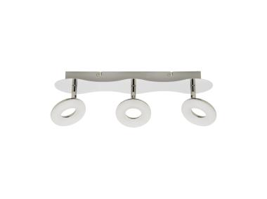 Zdjęcie: Oprawa ścienno-sufitowa SMD LED Donat Led 3L WW kolor chrom 3 x 5 W STRUHM