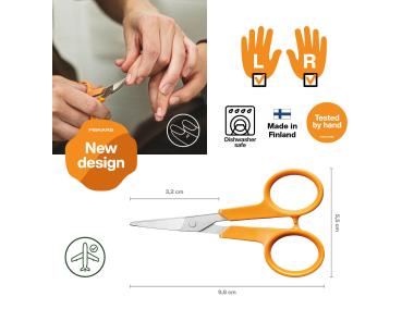 Zdjęcie: Nożyczki do paznokci Classic wygięte 10 cm FISKARS